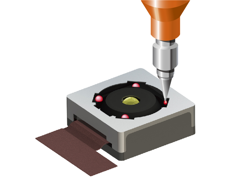 將UV膠分配到相機模塊