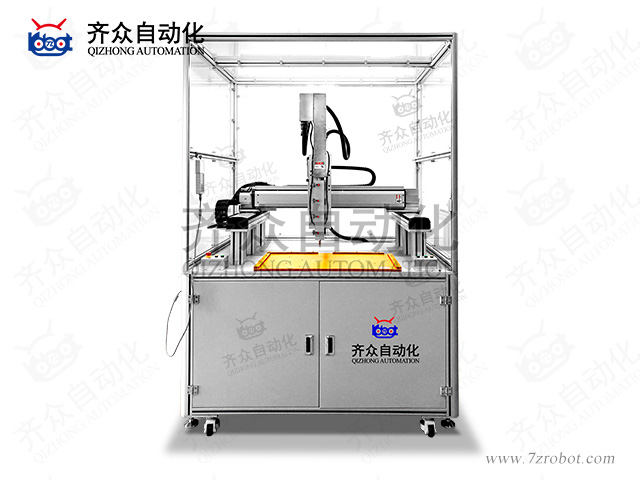 落地型定制大行程伺服絲桿電動推膠三軸全自動點(diǎn)膠機(jī)