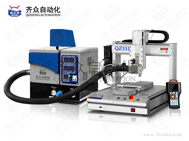 5升儲料型熱熔膠三軸全自動點膠機