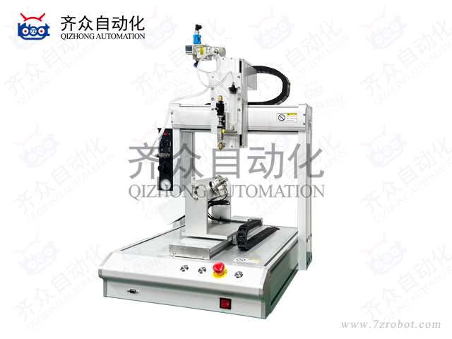 臺面型膠閥臥式四軸點膠機